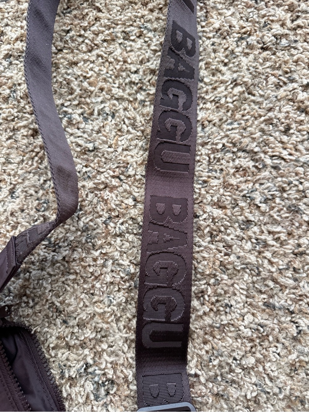 Baggu Medium Crescent Bag in Chocolate Plum - Picture 2 of 3